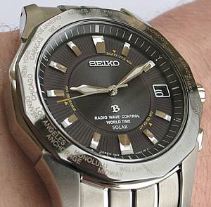 Review of the Seiko Brightz World Time Solar Atomic Watch 