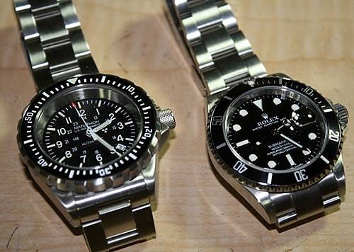 Dilemme cornélien : Squale 1521 ou Seiko Tuna 300m ? Rolex_comparison_2