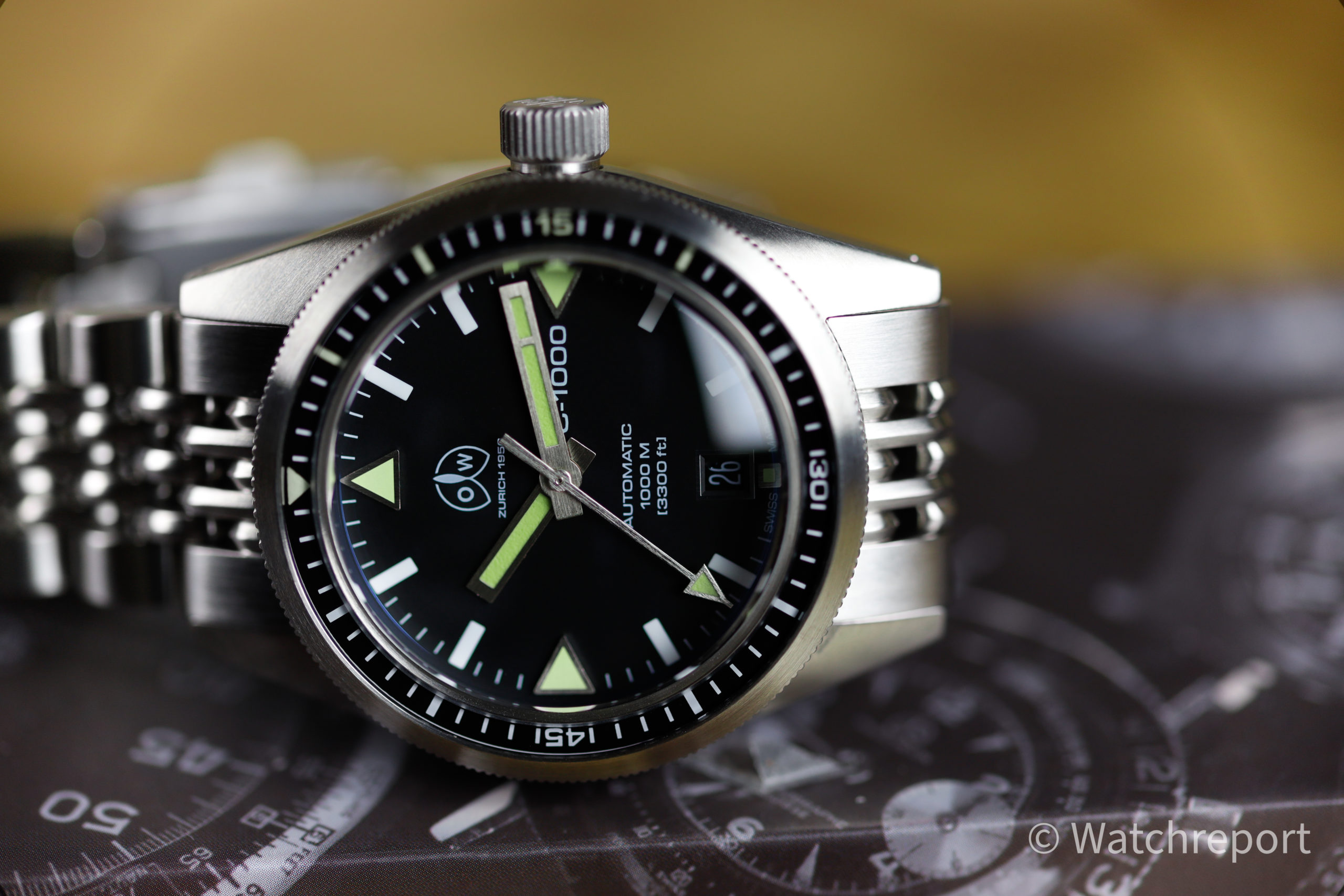 Dij Belastingen Arabische Sarabo Ollech and Wajs C-1000 Diver Hands-On Review - WatchReport.com