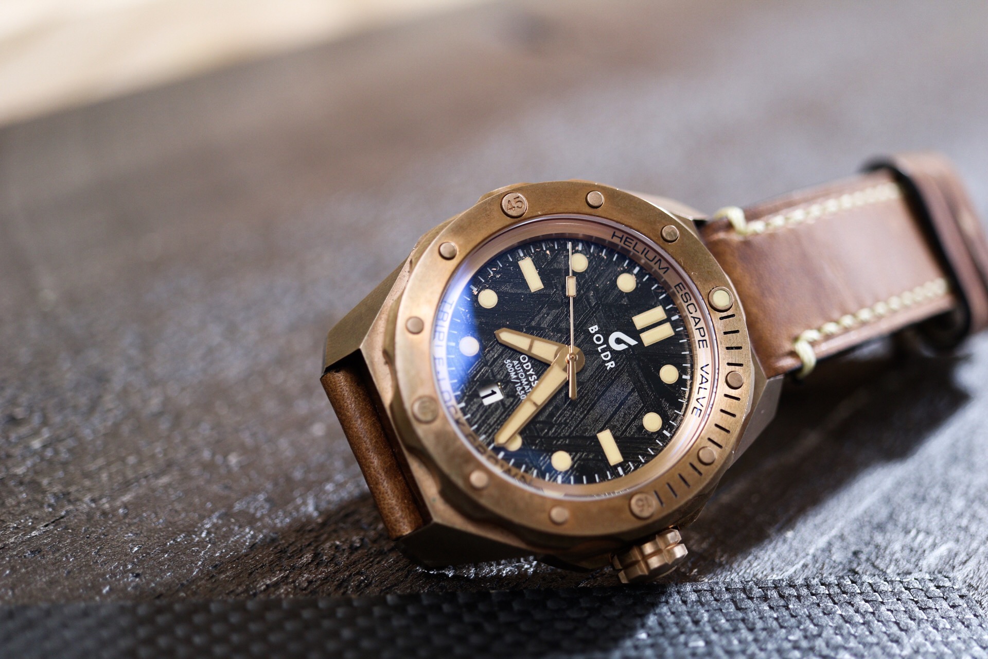 BOLDR Odyssey Bronze Hands On Watch Review WatchReport