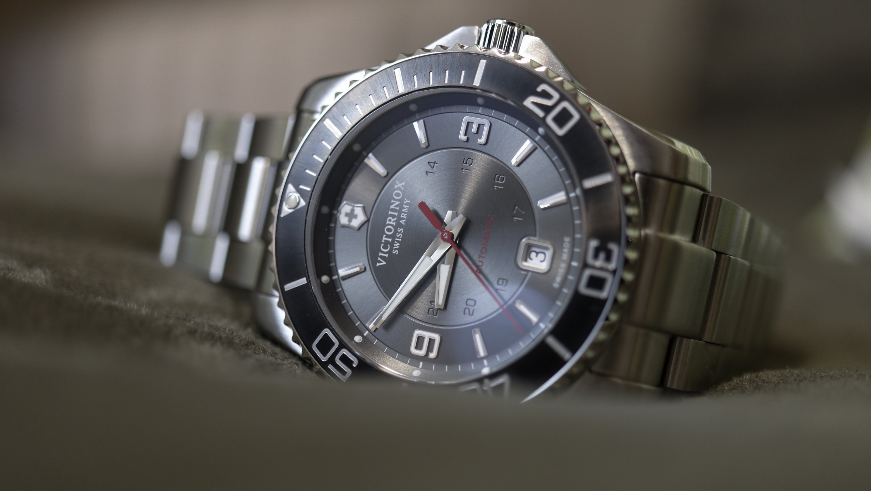 Victorinox Maverick Automatic Hands on Watch Review WatchReport