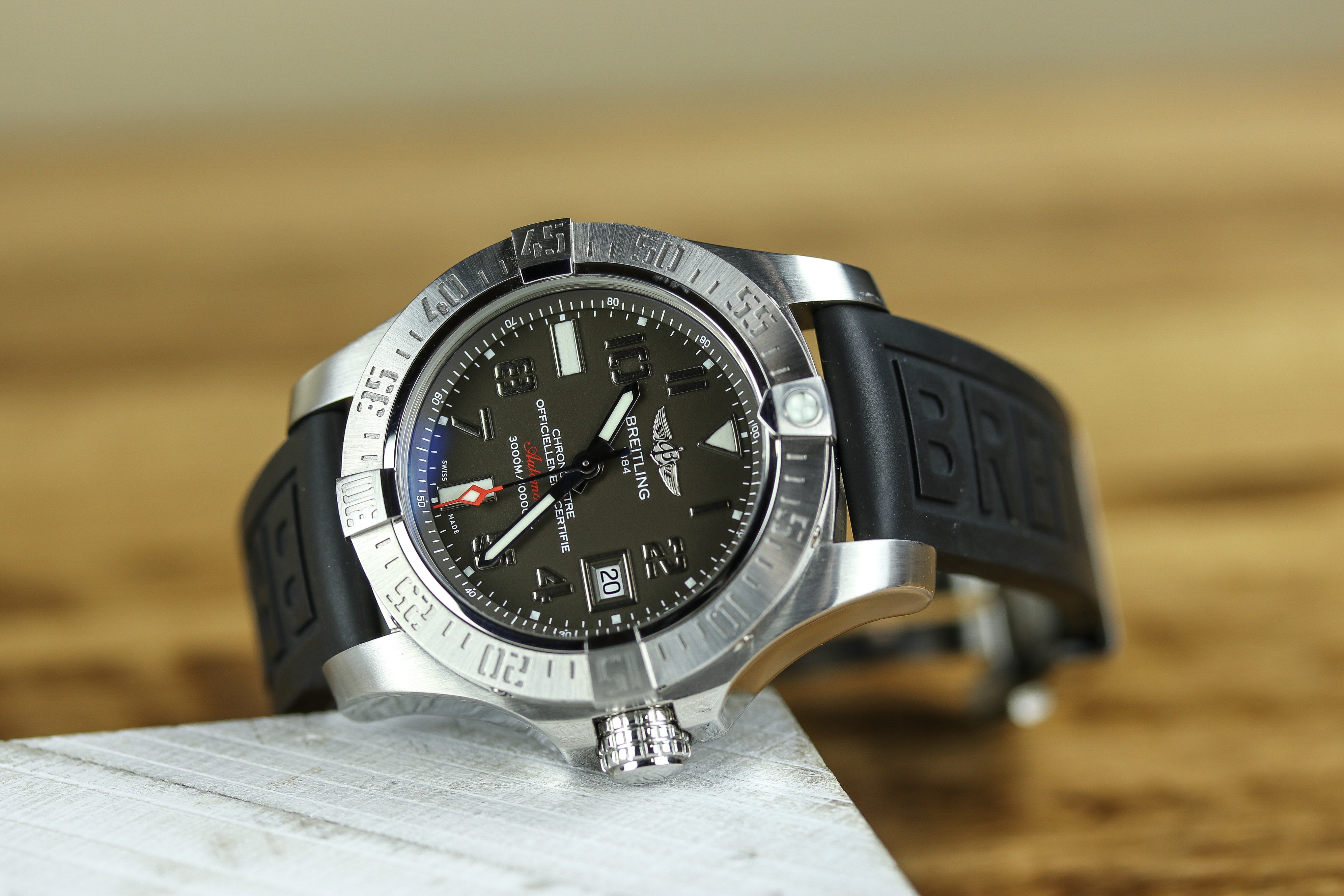 Breitling seawolf rubber clearance strap