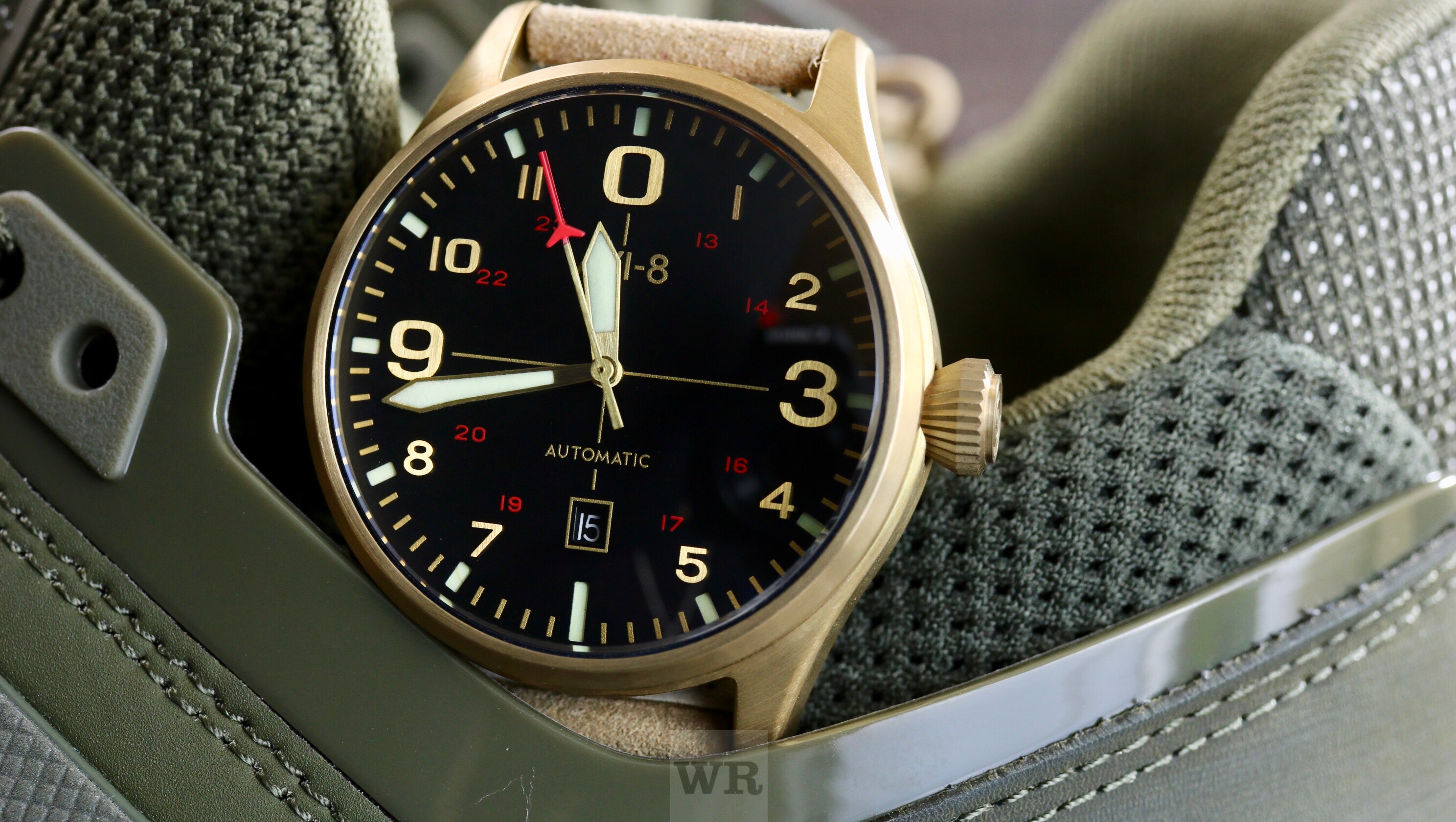 Avi 8 Flyboy Bronze Hands on Watch Review WatchReport