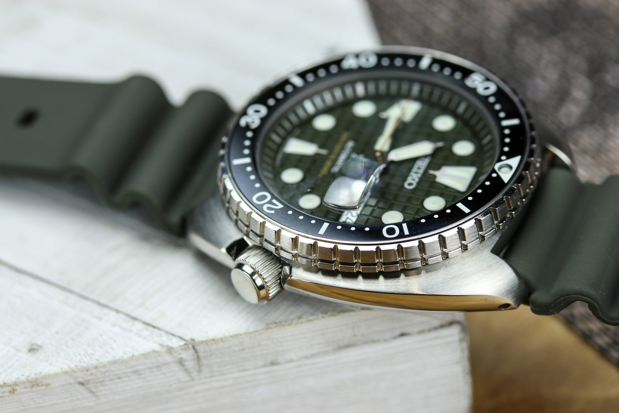 Seiko turtle 2025 hands