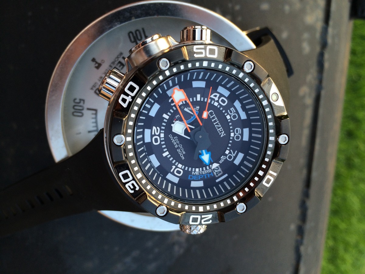 Citizen Eco Drive Promaster Aqualand Depth Meter BN2024 05E WatchReport