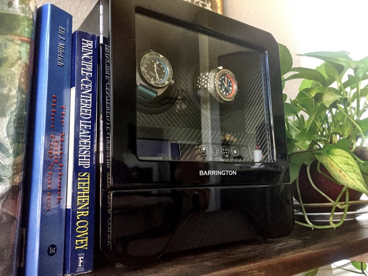 Review Barrington Double Watch Winder WatchReport