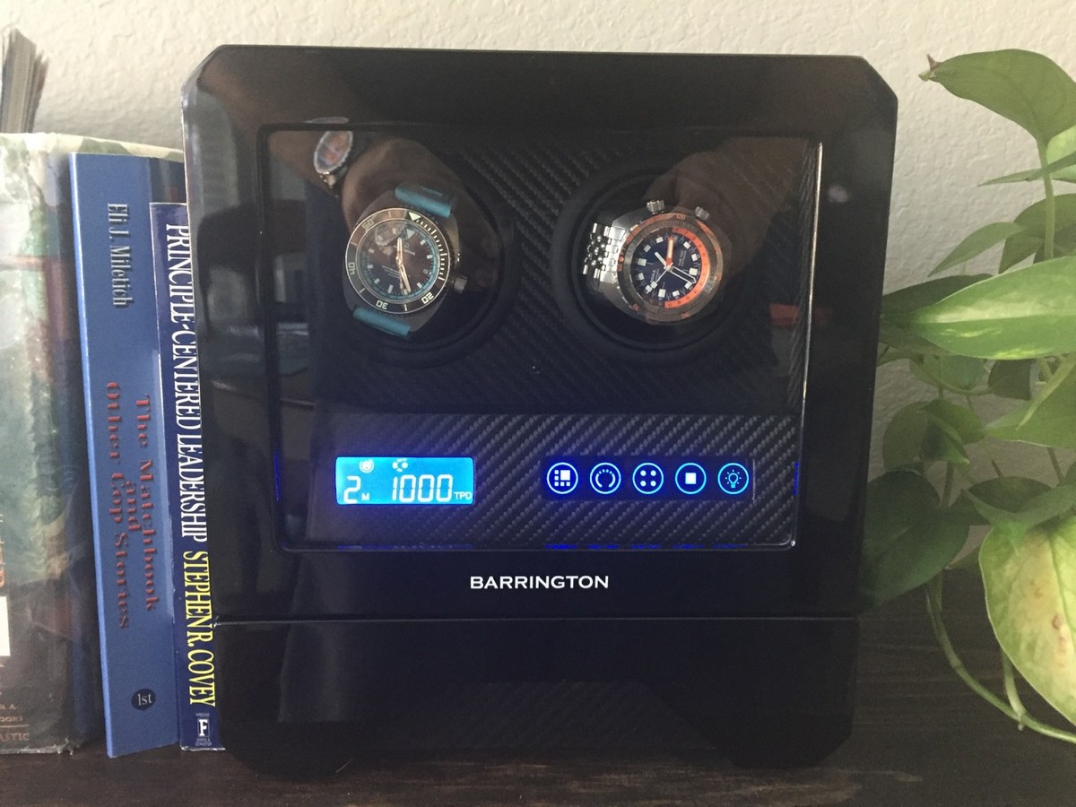 Barrington double store watch winder