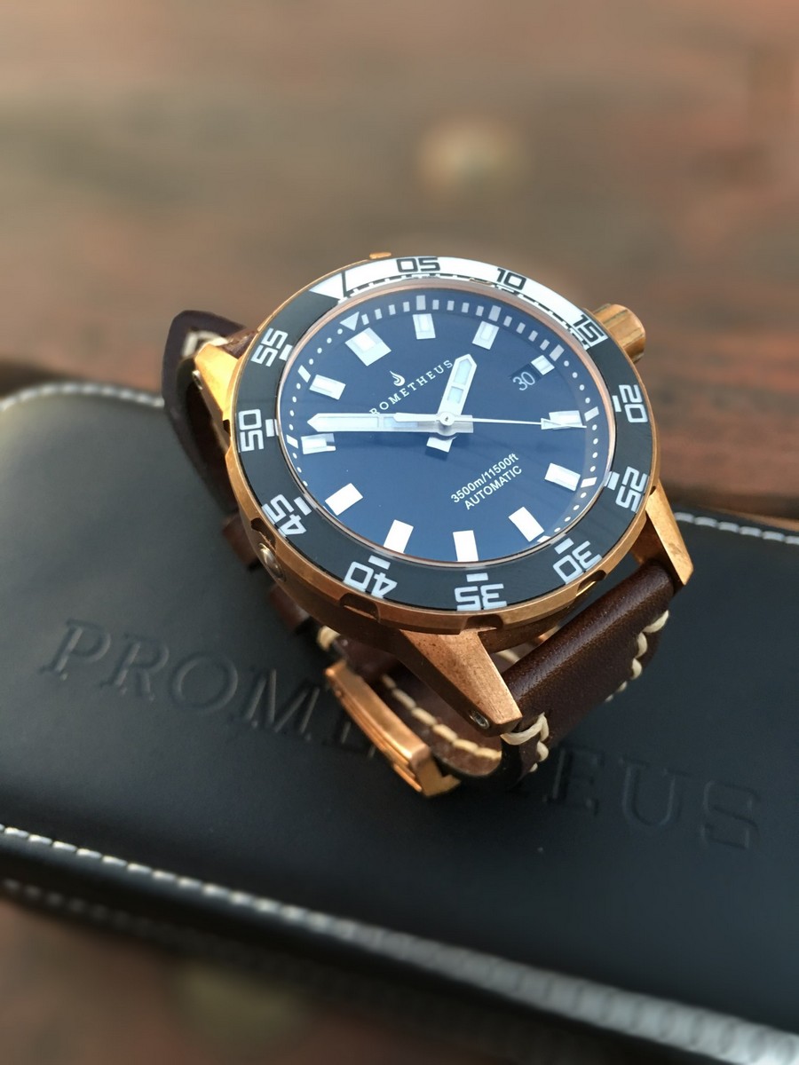 Watch Review Prometheus Poseidon Bronze