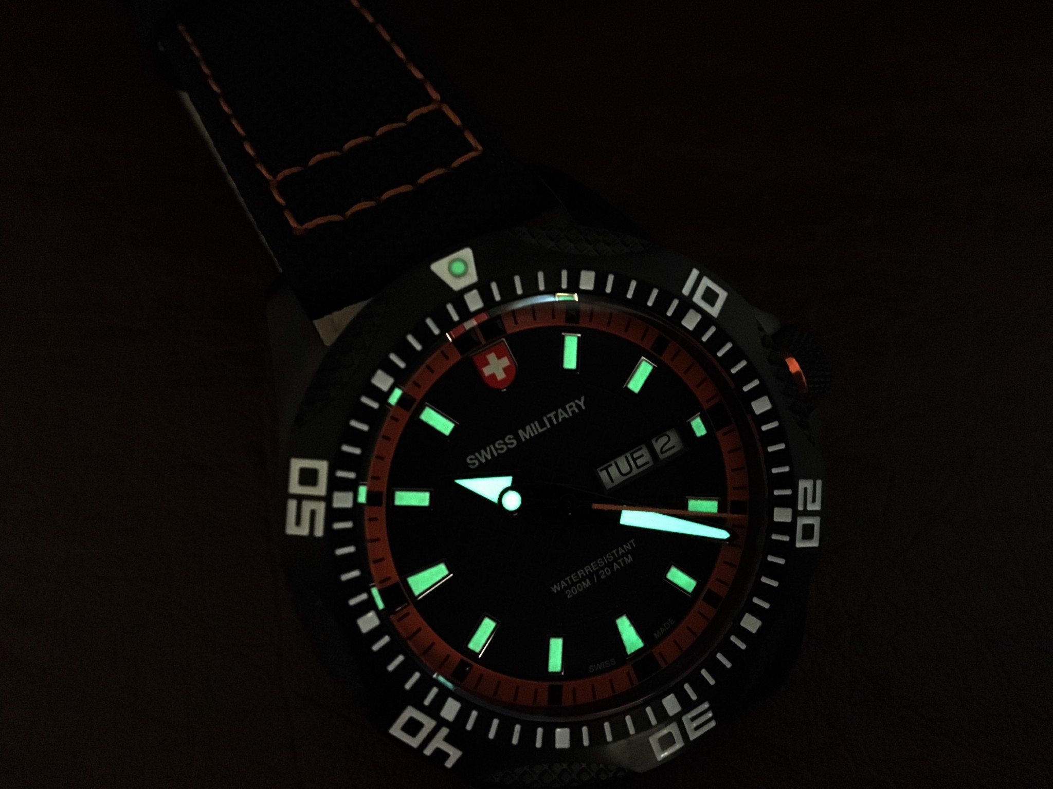 Cx swiss military on sale watch neptune auto 2981