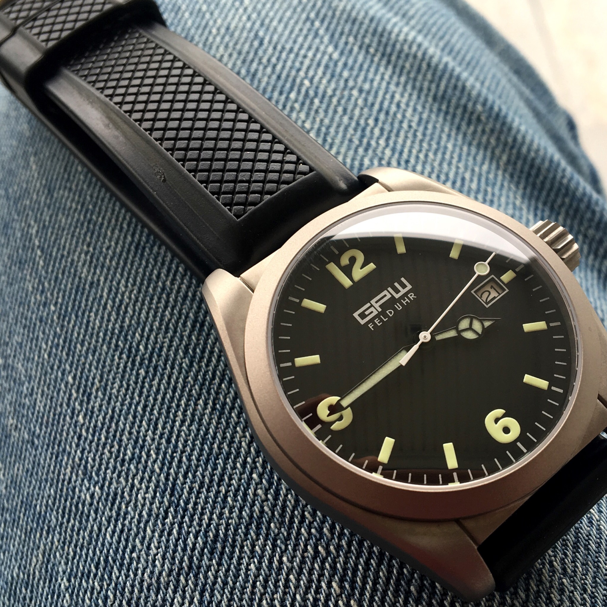 german military titanium offizier gpw automatic
