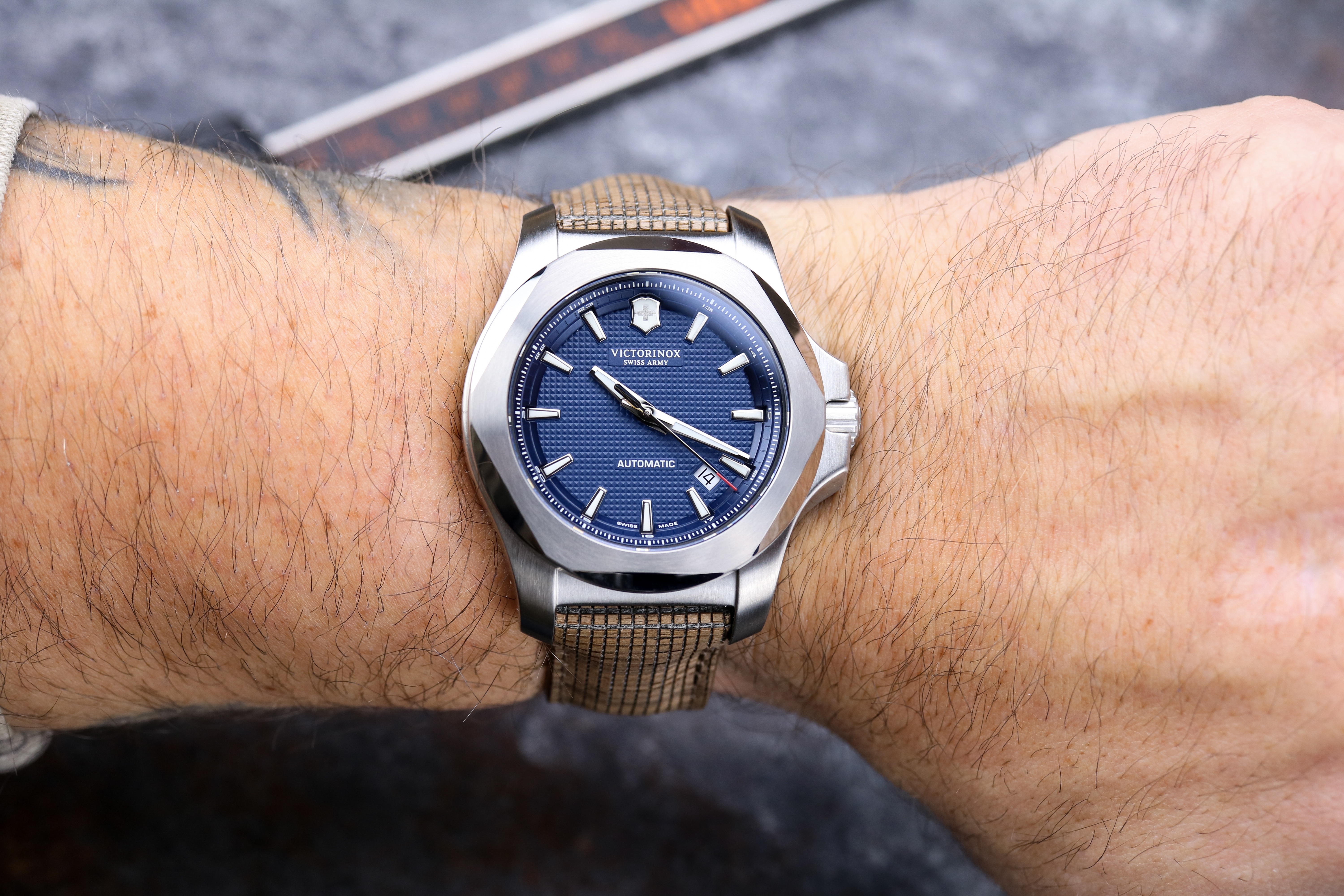 Victorinox INOX Mechanical Hands On Watch Review WatchReport